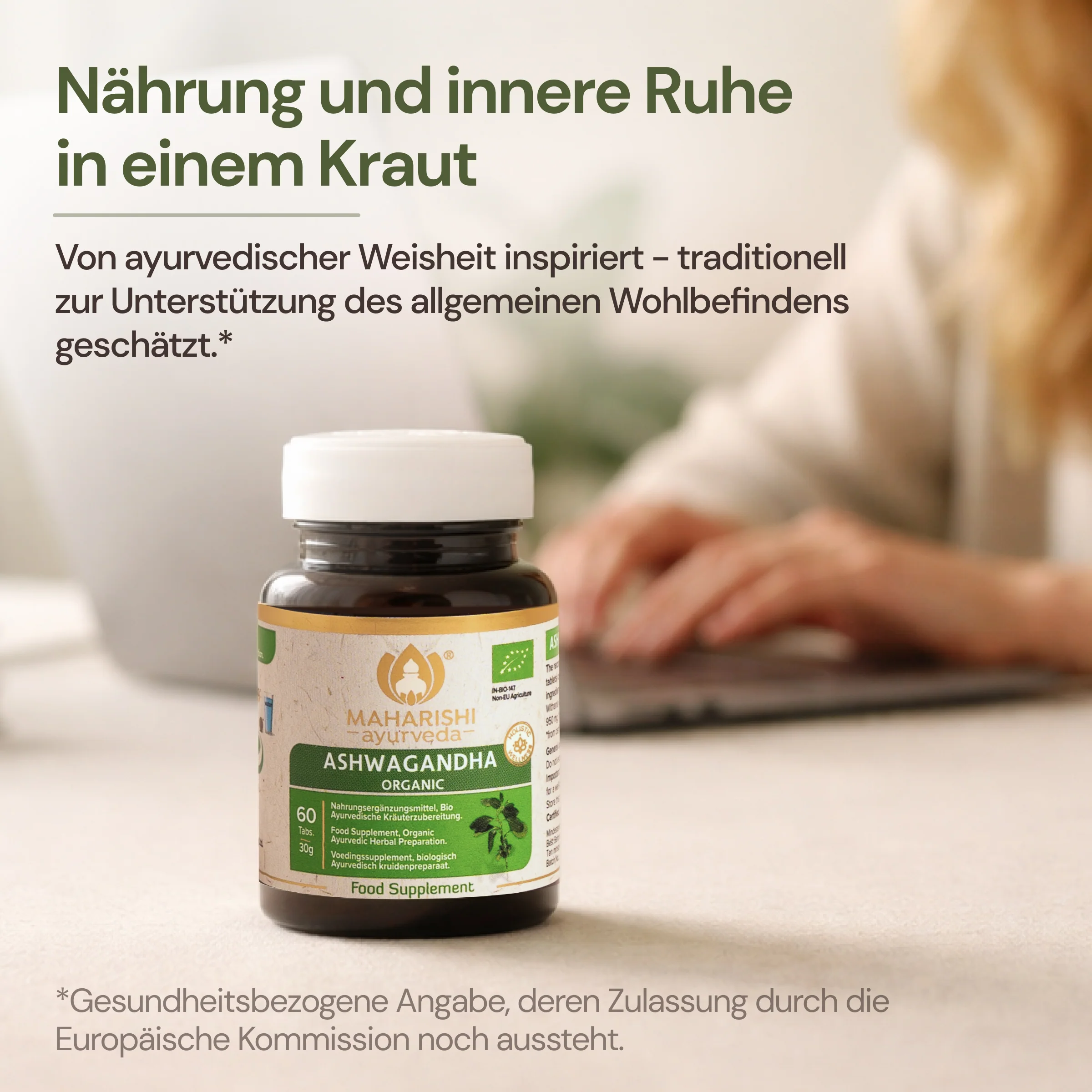 Ashwagandha Natural Super Herb – Ashwagandha Nahrungsergänzung - Image 2