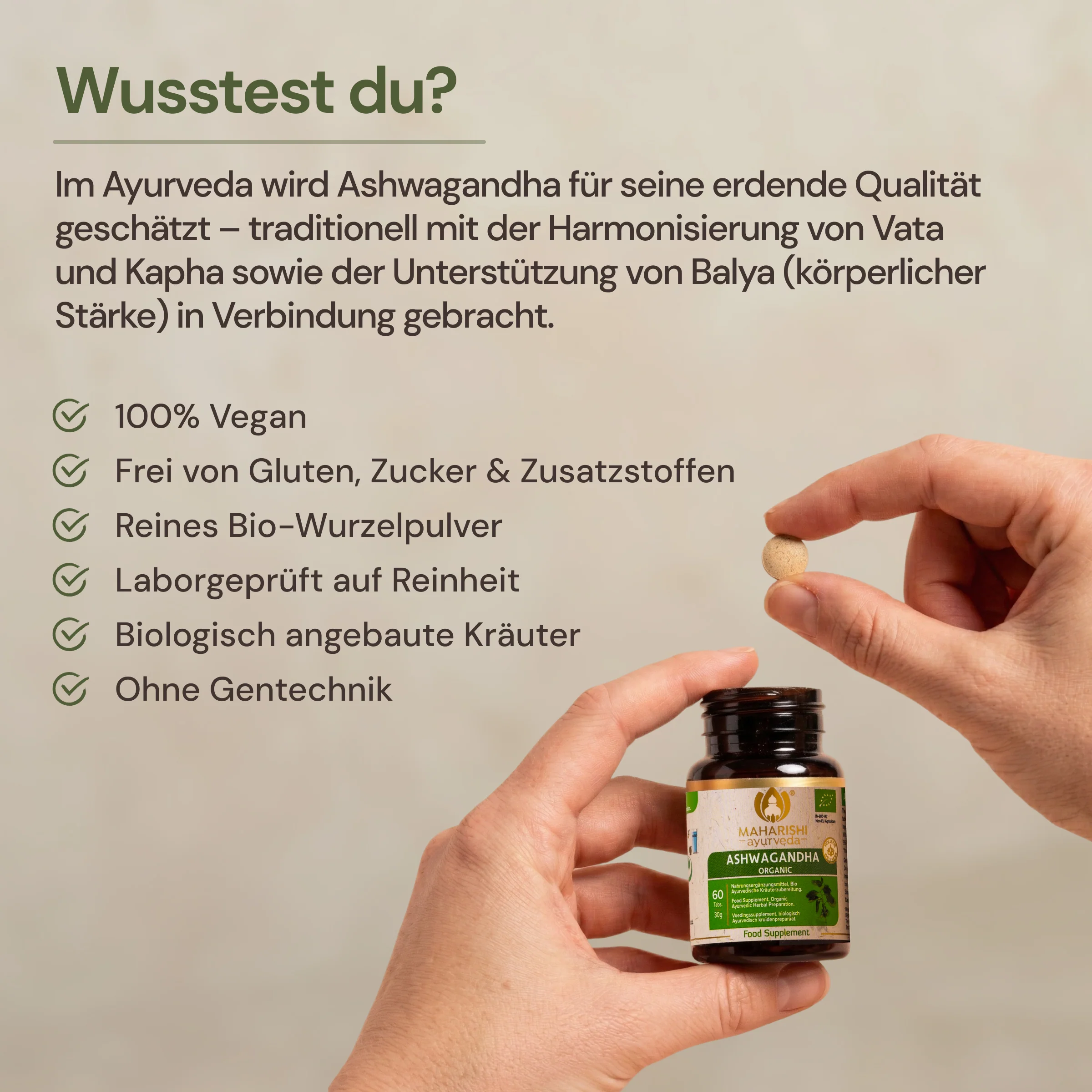 Ashwagandha Natural Super Herb – Ashwagandha Nahrungsergänzung - Image 5
