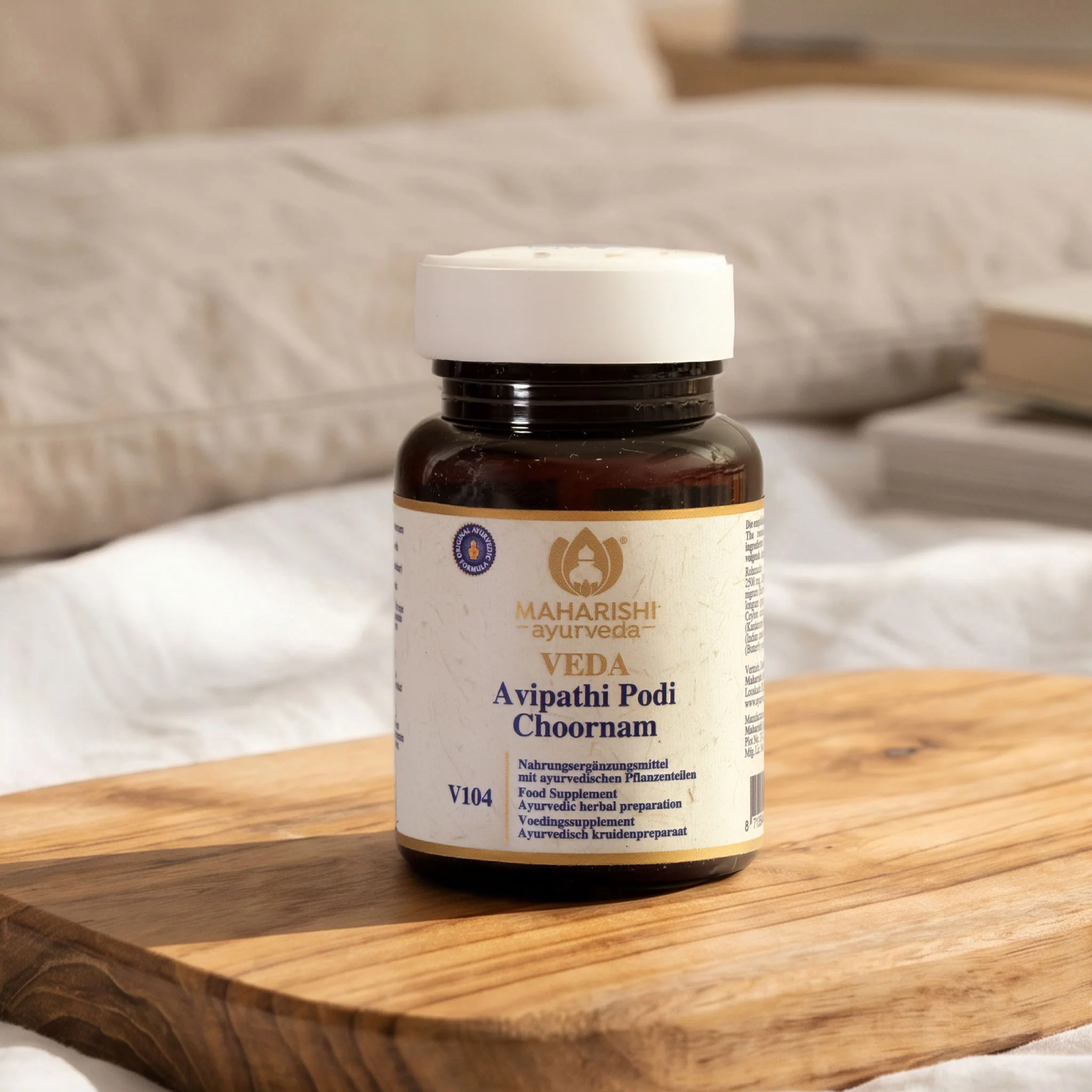 Avipathi Podi Choornam V104 – Ayurveda Nahrungsergänzung mit Kräutern