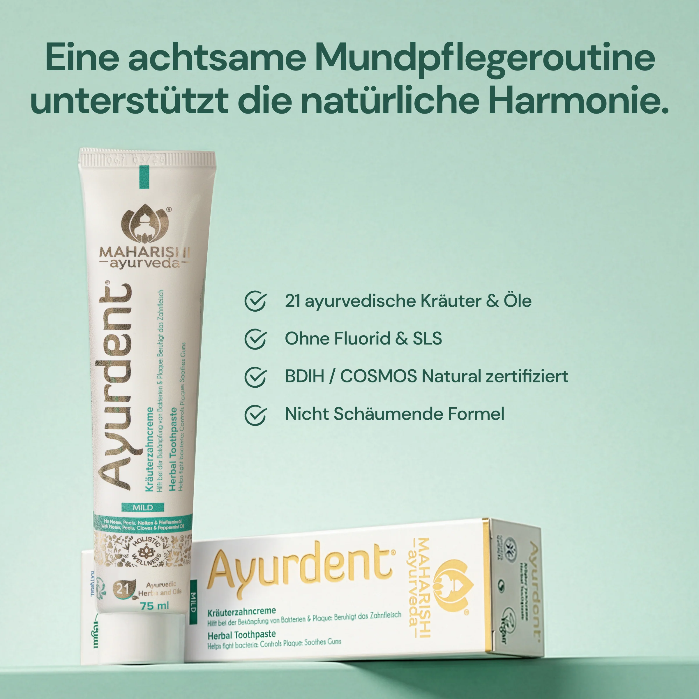 Ayurdent Zahncreme Mild, kNk - Image 5