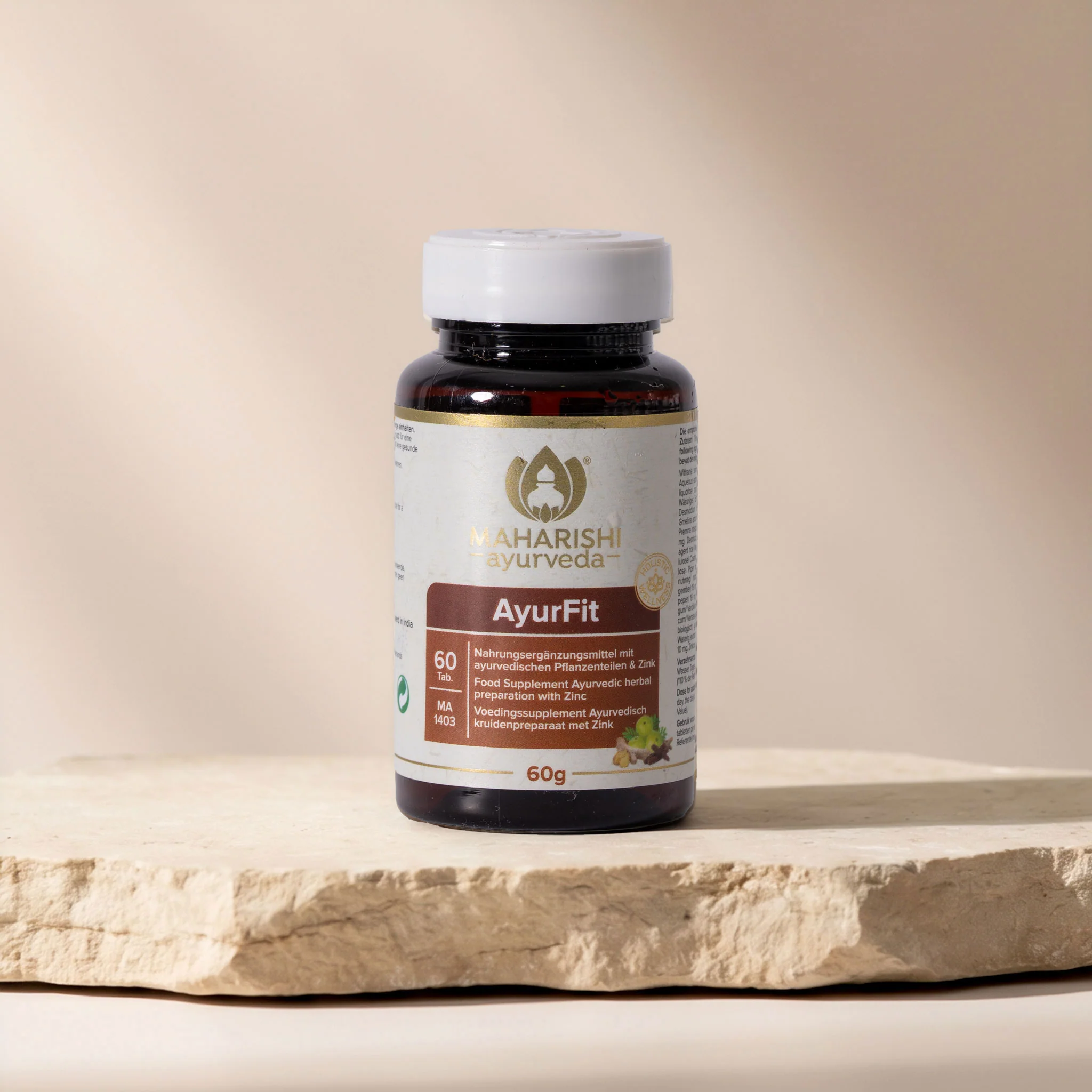 AyurFit MA 1403 – Ayurveda Nahrungsergänzung mit Kräutern & Zink