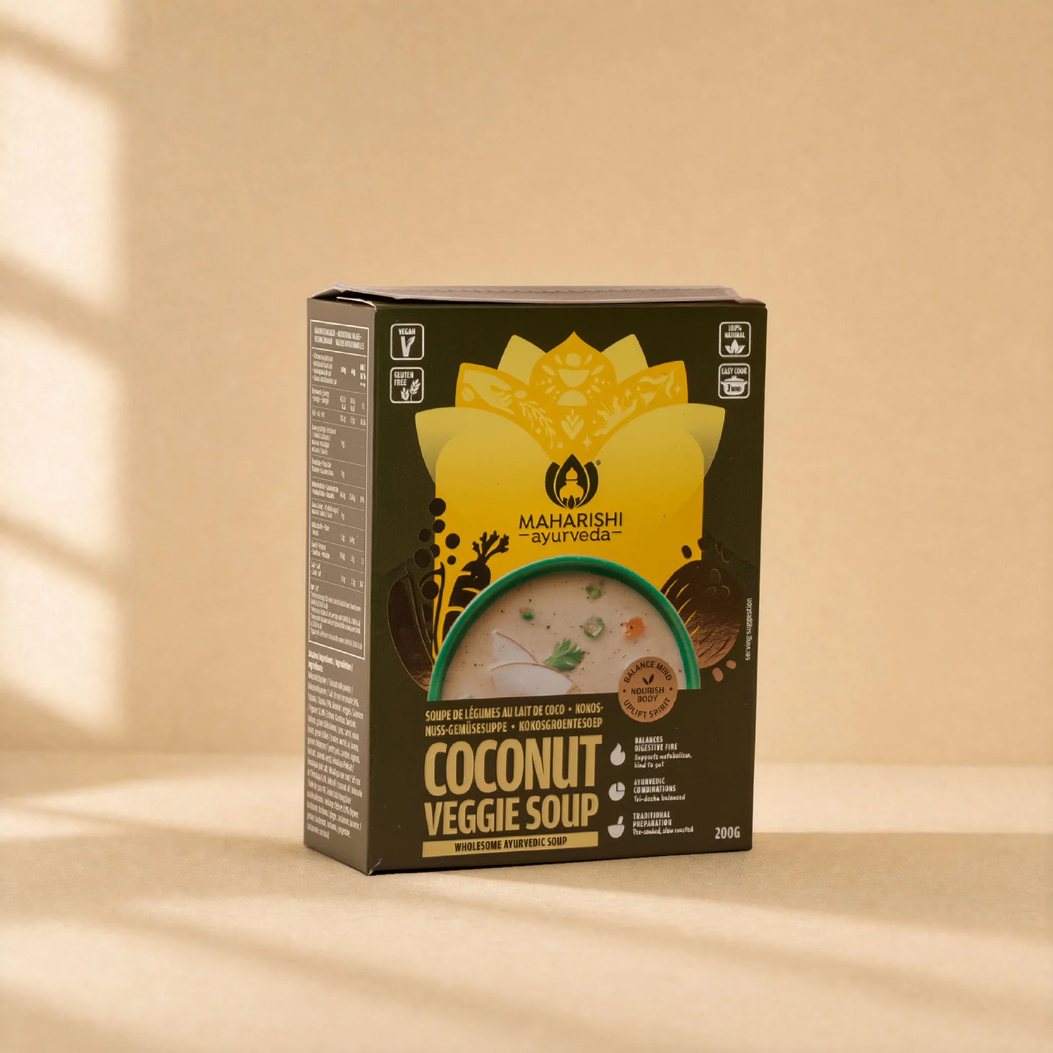Eine nährstoffreiche ayurvedische Suppe