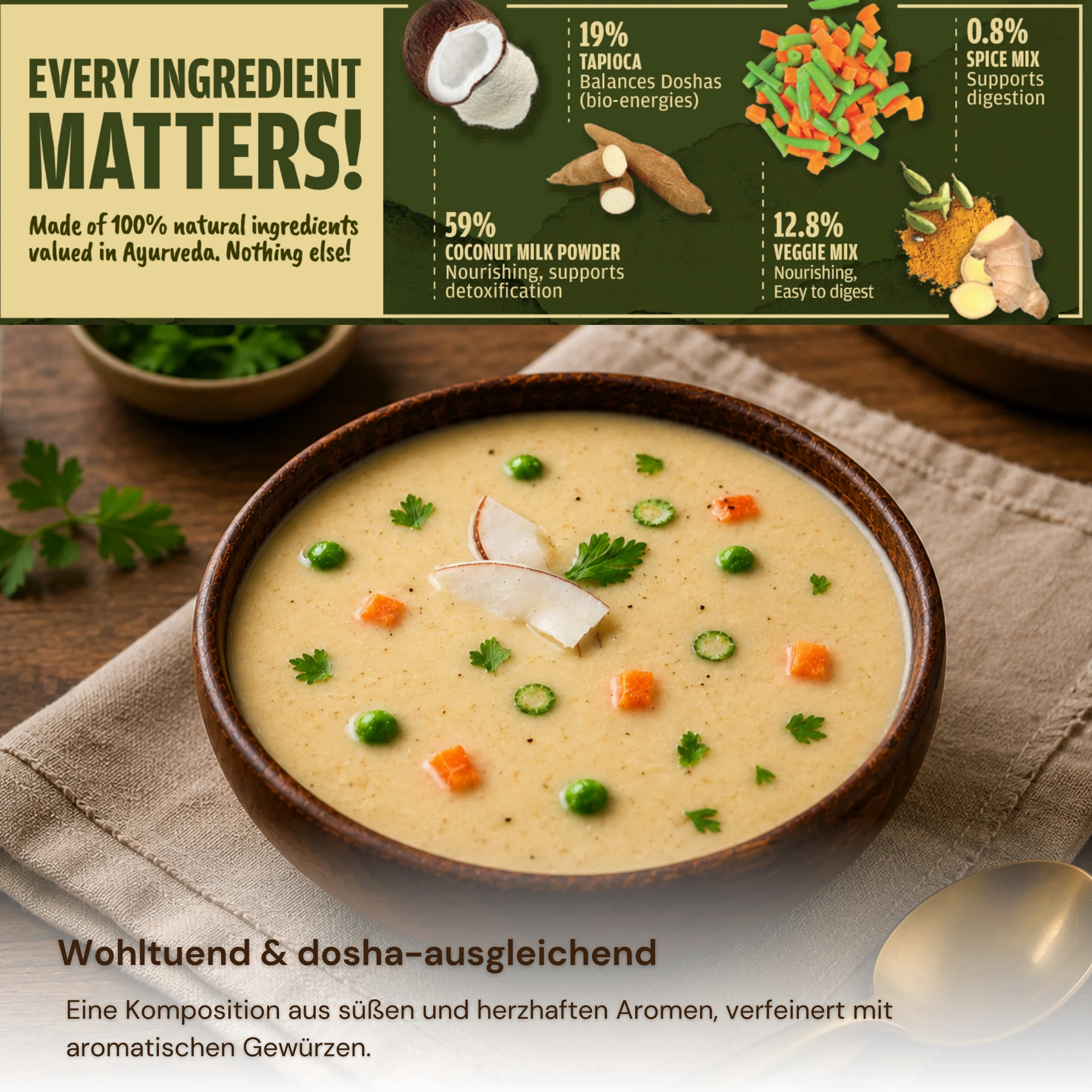 Eine nährstoffreiche ayurvedische Suppe - Image 3