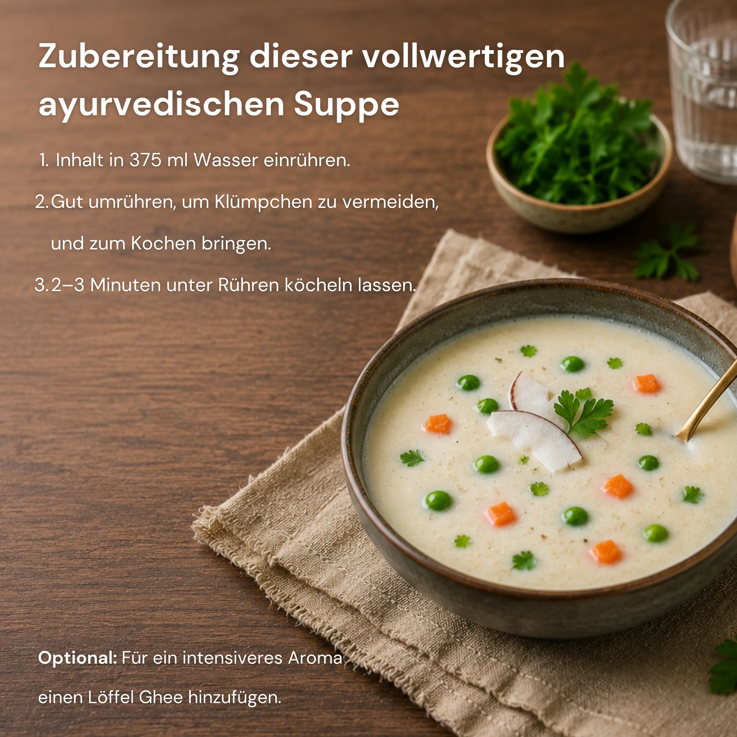 Eine nährstoffreiche ayurvedische Suppe - Image 4
