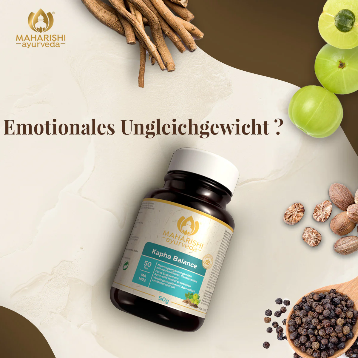 Kapha-Balance MA 1402 – Ayurveda Nahrungsergänzung mit Kräutern - Image 2