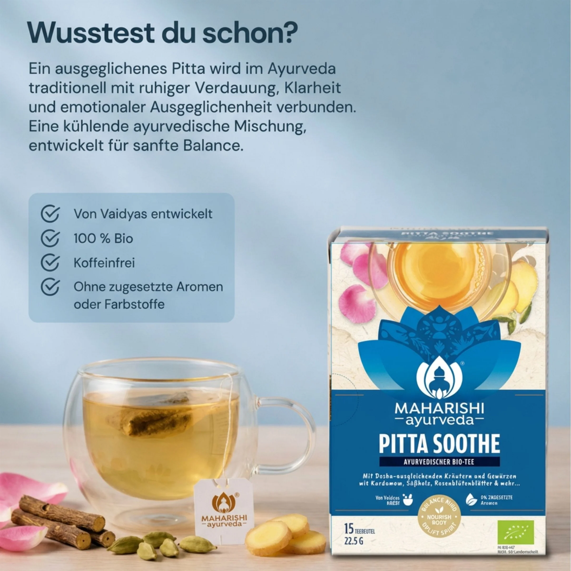 Pitta Soothe Tee (Bio) - Image 5