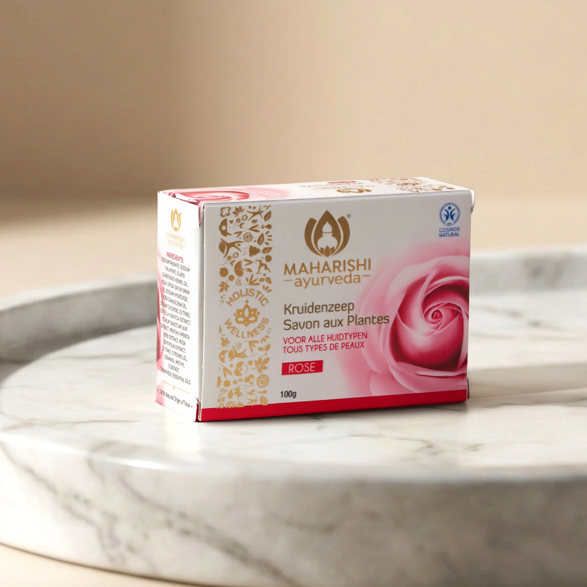 Rose Herbal Soap - New - Image 3