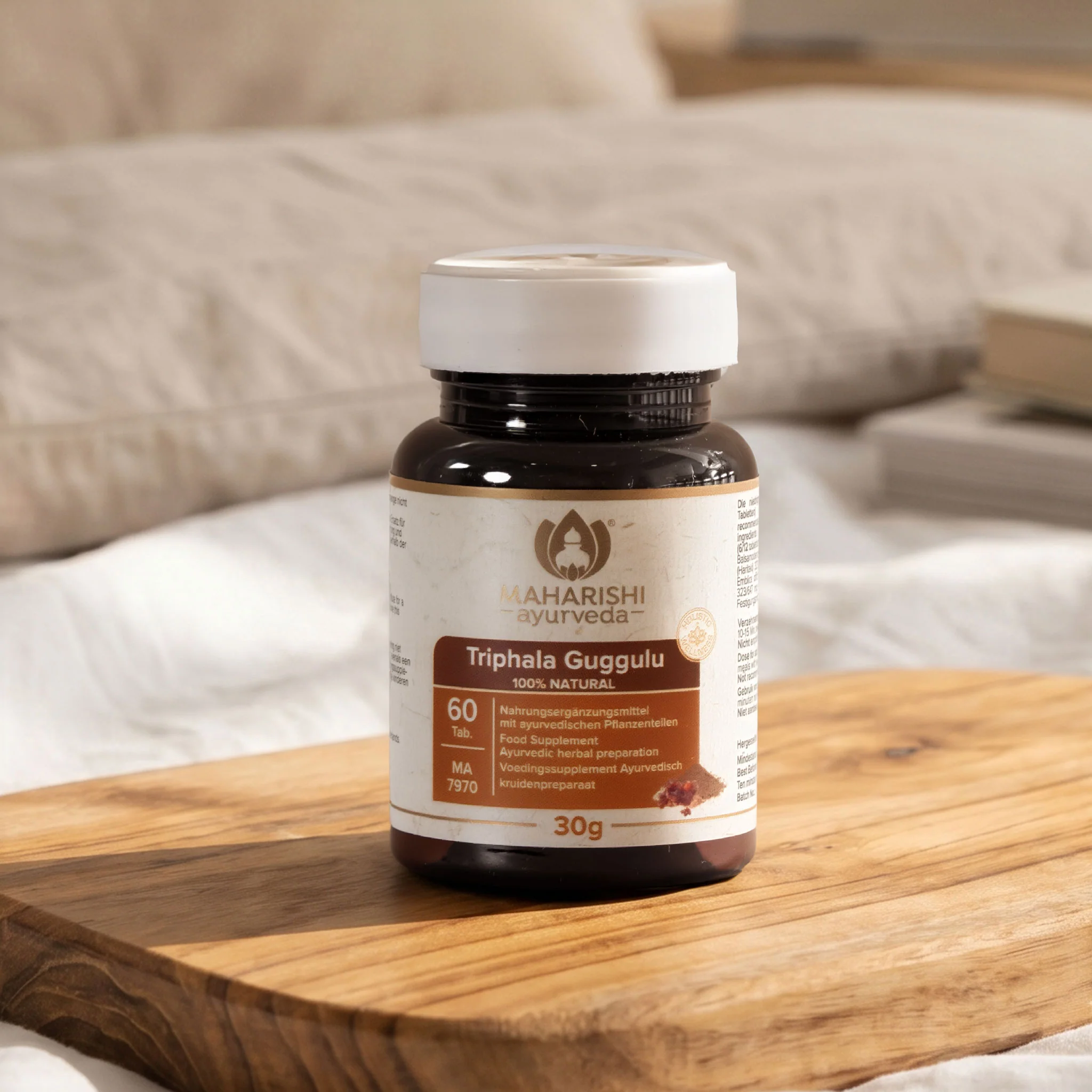 Triphala Guggulu MA 7970 – Ayurveda Nahrungsergänzung mit Kräutern