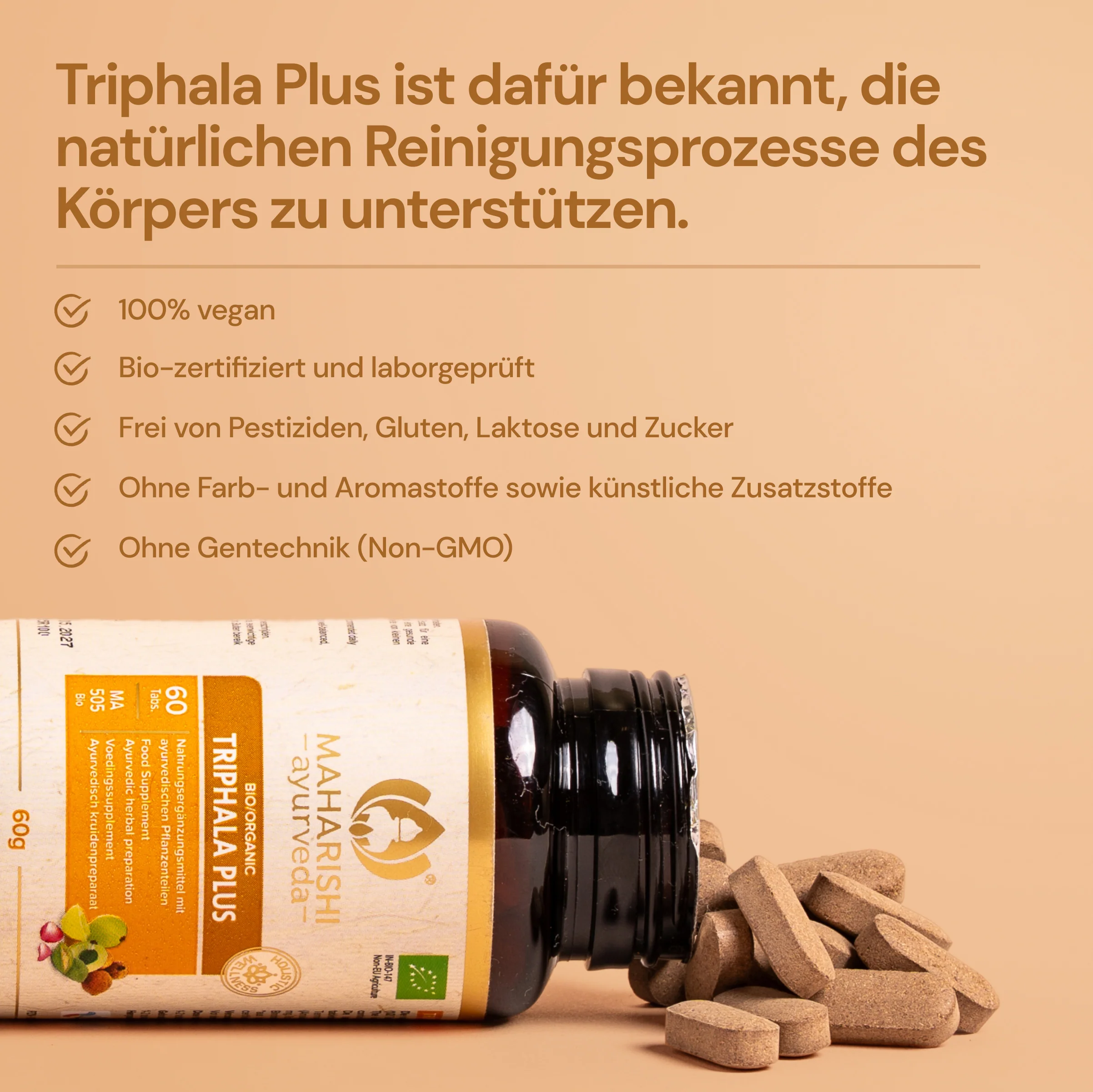 Triphala Plus (Bio), 60 g MA 505 - Image 5