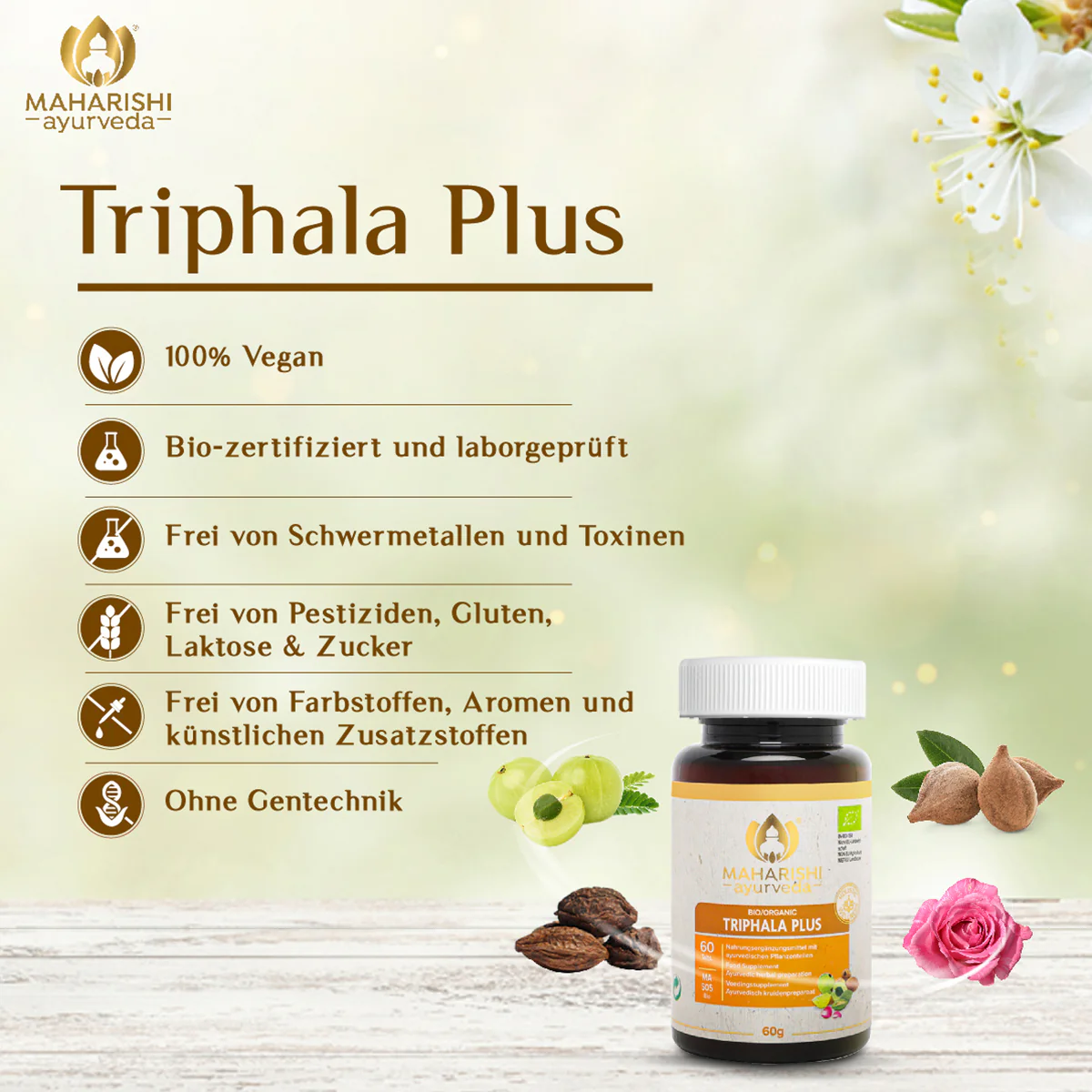 Triphala Plus (Bio), 60 g - Image 3
