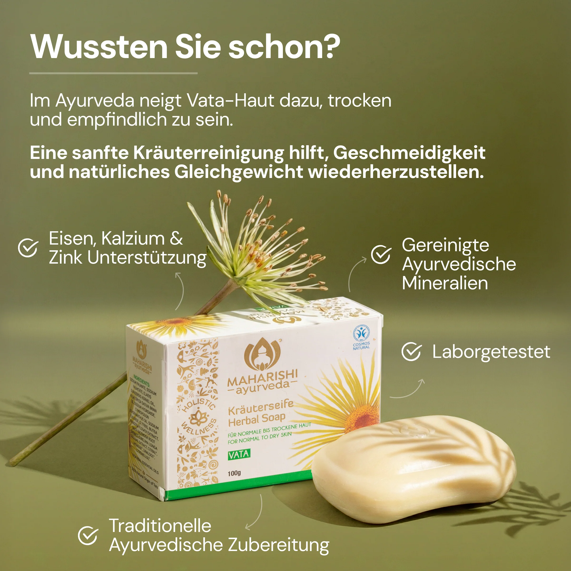 Vata Kräuterseife, kNk - Image 3