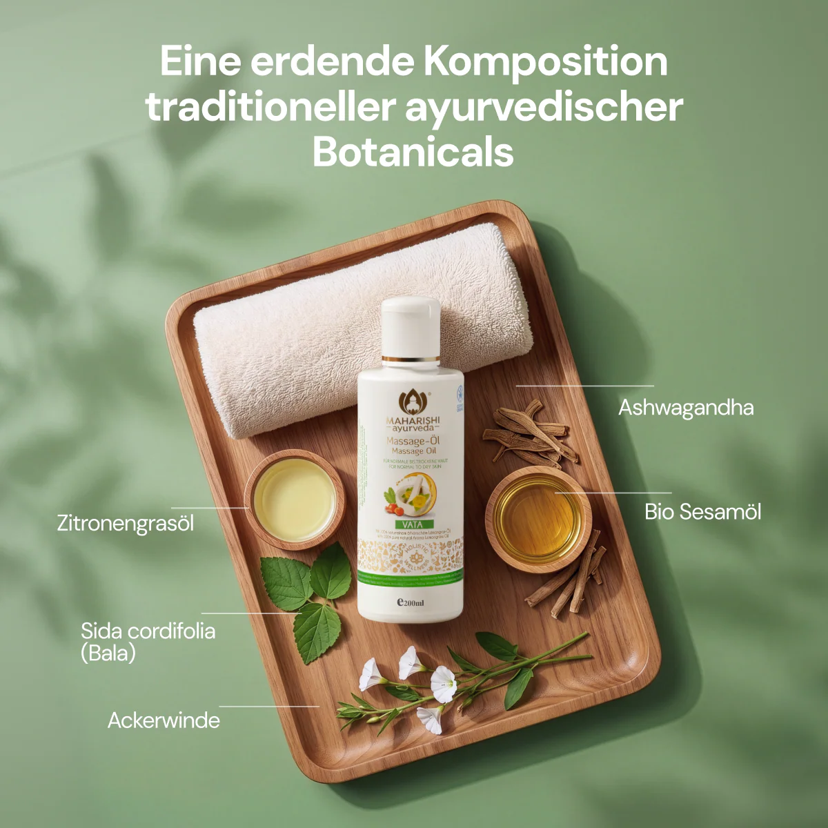 Vata-Gleichgewichts-Massageöl (Vata-Balancing Massage Oil) - Image 3