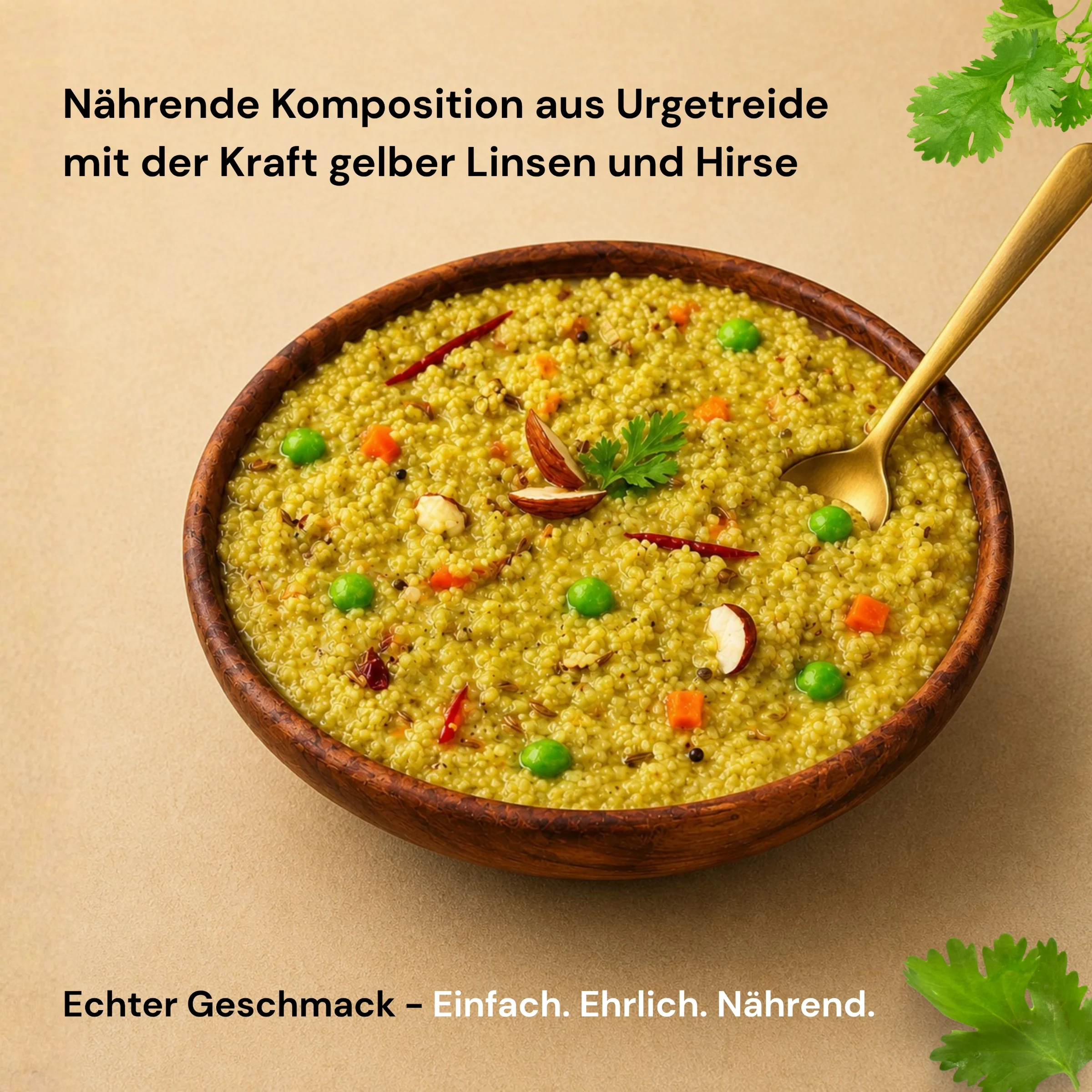 Gelbe Linsen –Multi-Hirse Khichdi - Image 2